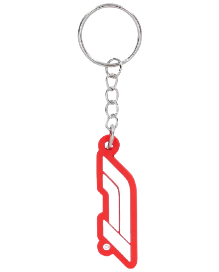 Formula 1 Rubberised Keyring