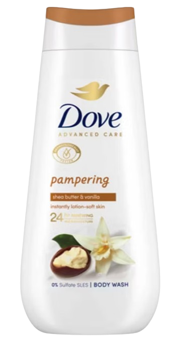 Dove Advanced Care Body Wash Pampering Shea Butter & Vanilla 225ml