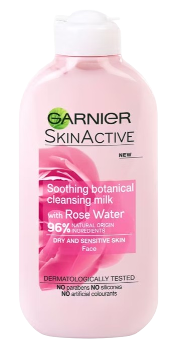 Garnier Natural Rose Water Cleansing Milk Sensitive Skin 200ml