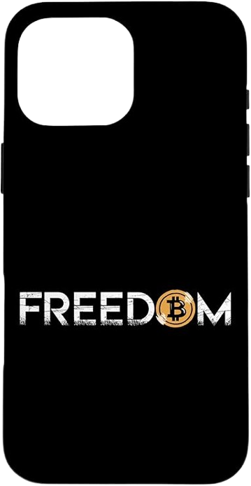 iPhone Bitcoin Crypto Freedom Case