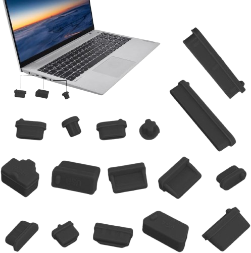 USB C Dust Cover, Silicone Port Protector Cap Set