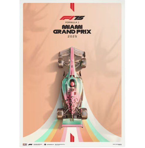Formula 1 Miami Grand Prix 2025 Official Event Poster