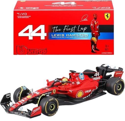 Ferrari SF-23 Fiorano Test Lewis Hamilton, 1:43 Scale Diecast Car