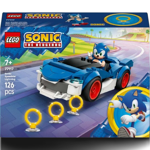 LEGO Sonic The Hedgehog Speedster Lightning Construction Set 77117