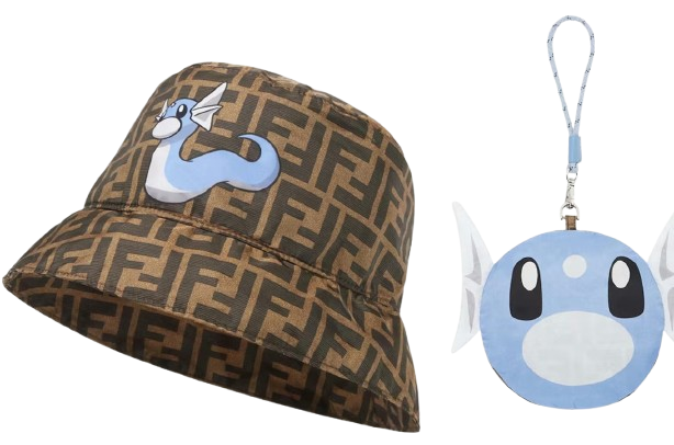 Fendi x FRGMT x Pokémon Nylon Packable Bucket Hat