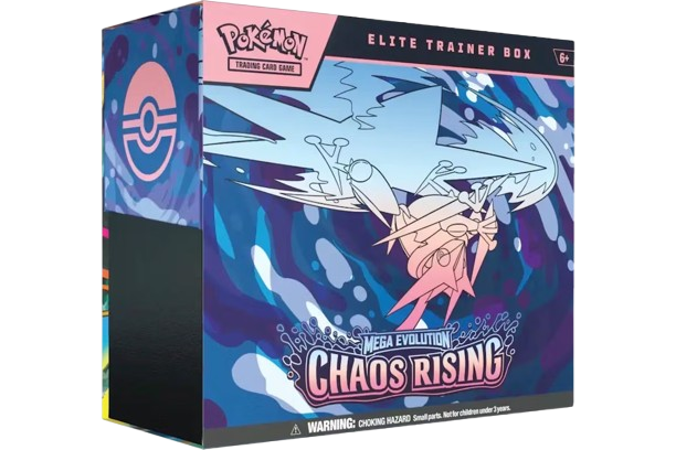 2026 Pokémon Mega Evolution Chaos Rising Elite Trainer Box