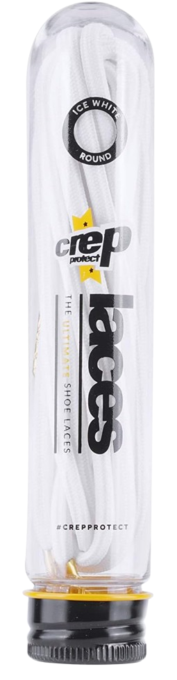 Crep Protect 135cm Round Laces White