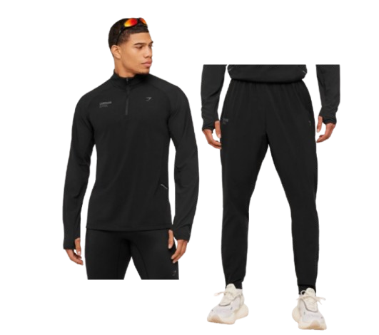 Gym Set Bundle - Running Elite 1/4 Zip + Running Elite Joggers