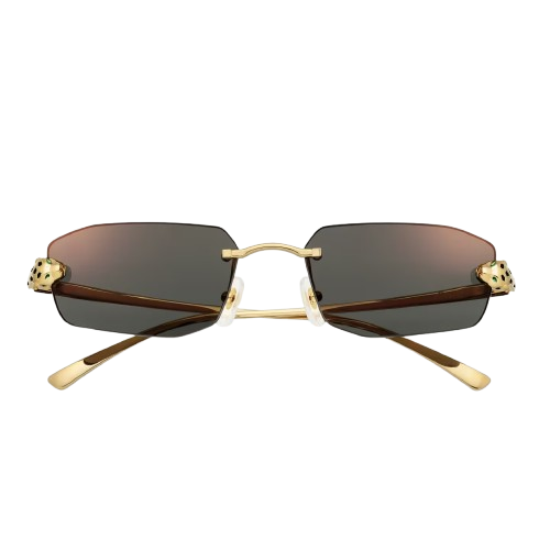 Cartier Panthère Geometric-Shape Sunglasses