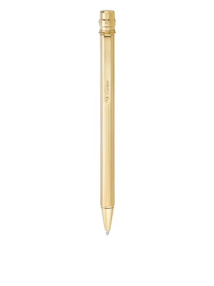 Cartier Santos de Cartier Small Gold-Tone Metal Ballpoint Pen