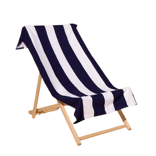 Stripe Beach Towel Navy