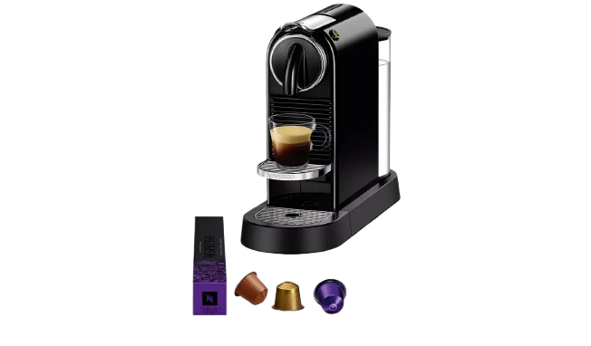 Nespresso by De'Longhi CitiZ Pod Coffee Machine - Black