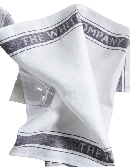 The White Company Linen Glass Cloth Tea Towel