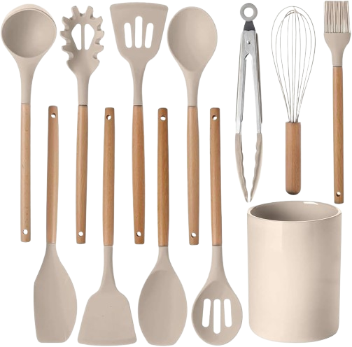 12-Piece Silicone Kitchen Utensil Set 