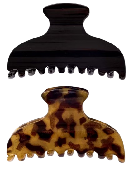 Jaw Clip Tortoise & Black