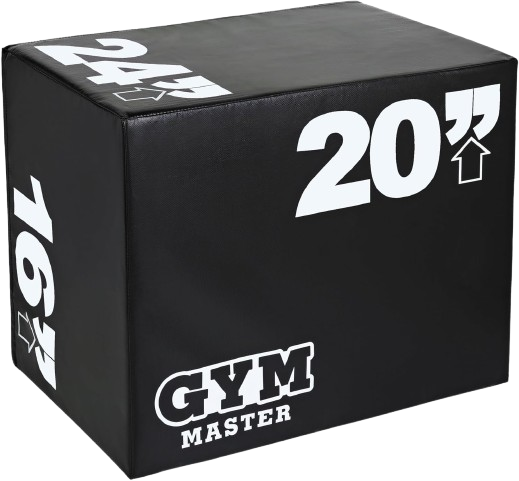 GYM MASTER High Density Foam Plyo Jump Box 16"x20"x24"