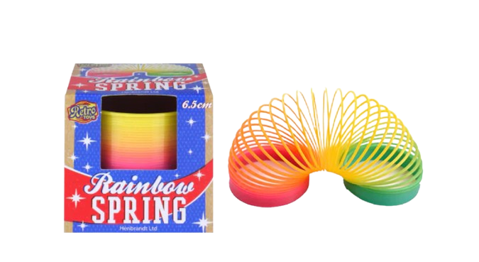 Rainbow Coloured Slinky