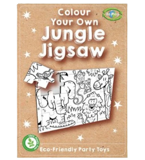 Mini Jungle Colour Your Own Jigsaw Puzzle