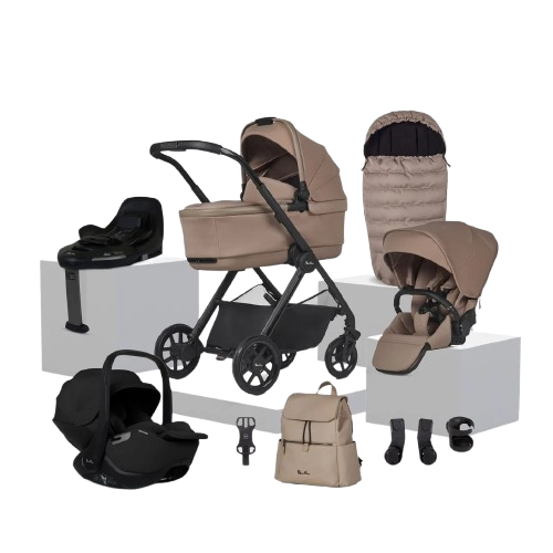 Reef 2 Mocha Travel System Ultimate 360 Infant Carrier Bundle (11 piece)