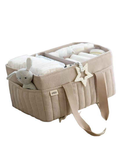 Mamas & Papas Nappy Caddy - Cashmere Waffle