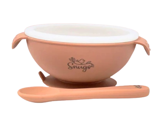 Snugs Silicon Bowl with lid and spoon