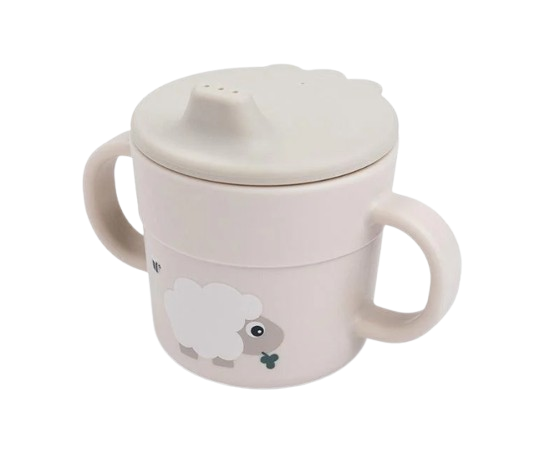Done By Deer Foodie Spout Cup - Tiny Farm Sand