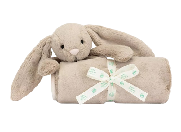 Jellycat Bashful Bunny faux-fur blanket 70cm