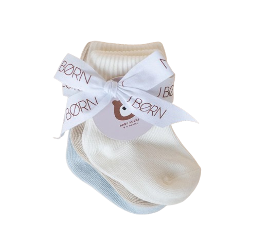 JBØRN Organic Cotton Baby Socks
