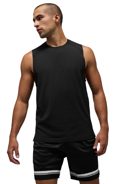 ALO Vapor Muscle Tank-Black
