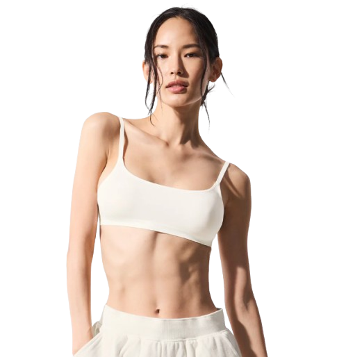 Sheer Glow Bra-Ivory