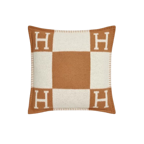 Hermès Avalon Pillow Small Model - Ecru / Camel