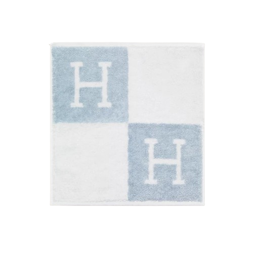 Hermès Avalon wash cloth bleu glacier