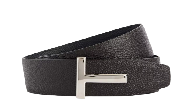 Tom Ford Reversible Leather Belt - Brown/Black