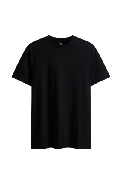 H&M Regular Fit T-shirt - Black