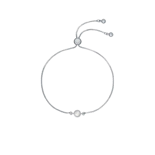 Ted Baker Rhodium Plated Crystal Bracelet