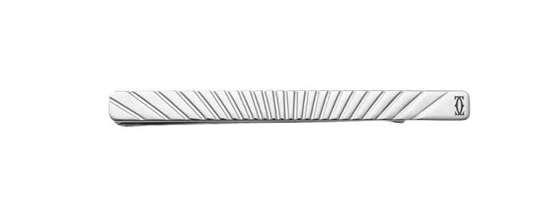 Cartier Double C de Cartier stainless-steel tie clip