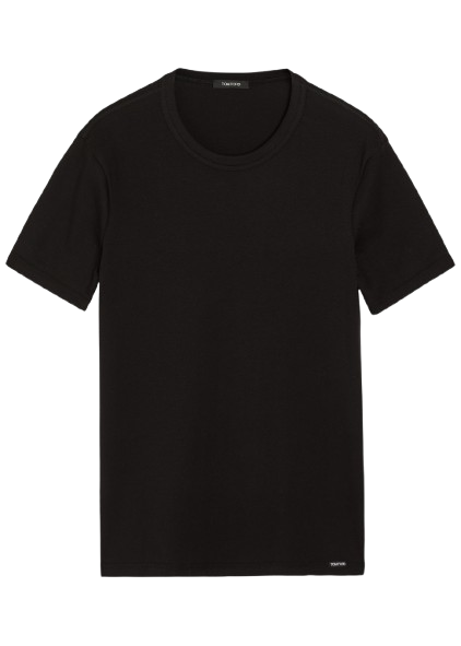 Tom Ford Crew-neck stretch-cotton T-shirt - Black