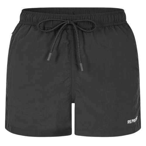 Represent Men's Swim Shorts - Jet Black