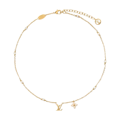 Louis Vuitton V Floragram XS Necklace