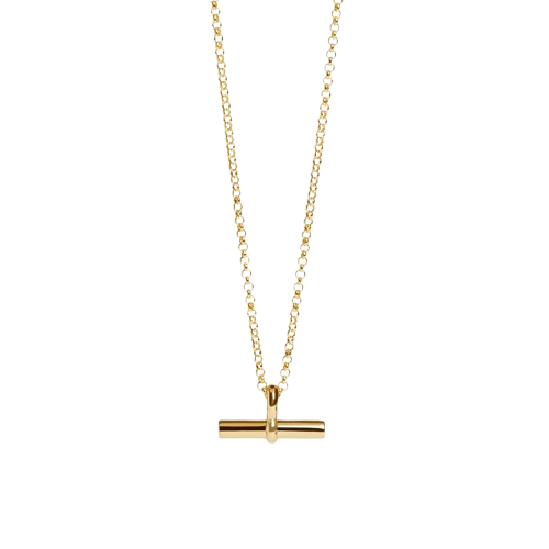 Muru T-Bar Necklace Gold