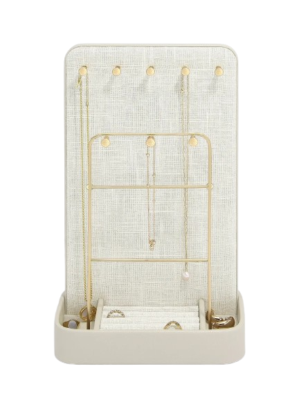 Stackers Oatmeal & Linen All-In-One Jewellery Stand