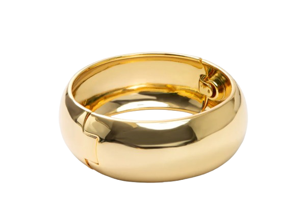 En Route Gold Chunky Bangle