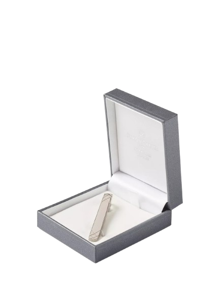 Simon Carter Sterling Silver Embossed Tie Slide