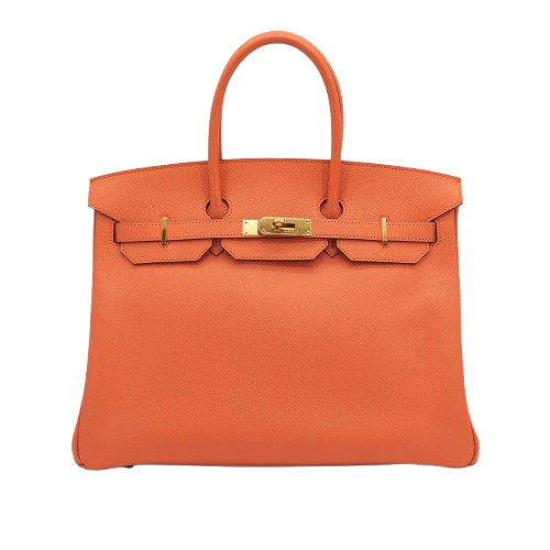 Hermes Birkin 35 Mango Epsom 2012 Square P Gold Hardware 90323087 - Preloved