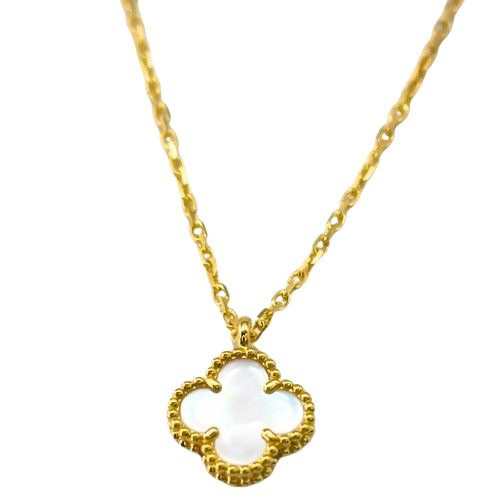 Van Cleef & Arpels Sweet Alhambra Pendant Mother of Pearl 18K Yellow Gold - Preloved