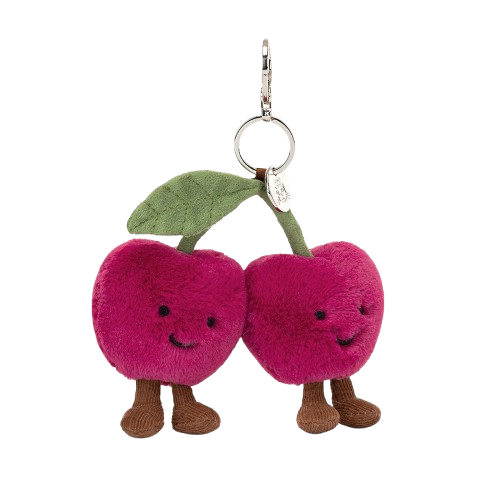 Jellycat Amuseables Cherries Bag Charm