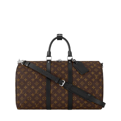Louis Vuitton Keepall Bandoulière 45 Monogram Macassar Canvas
