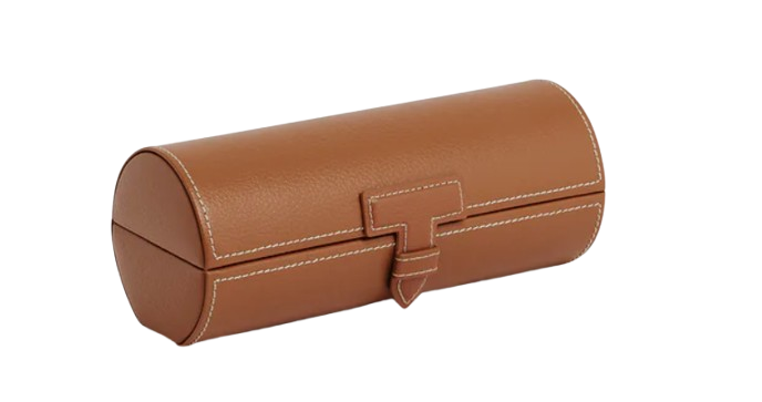 Le Tanneur Leather Box for 3 Watches - Natural