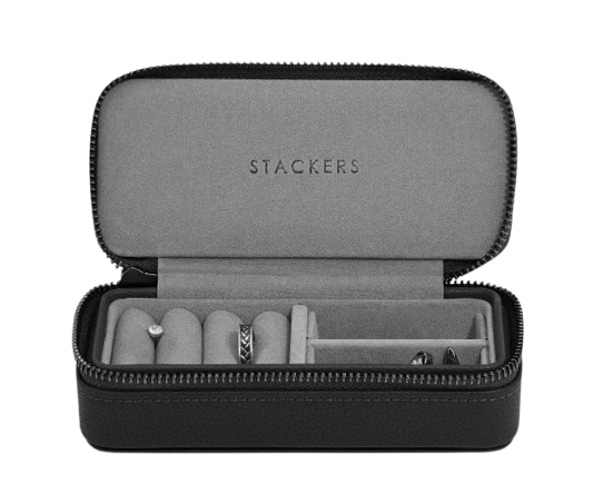 Stackers Zipped Travel Jewellery Box - Men's