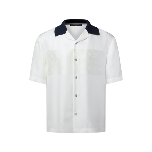 Louis Vuitton Short-Sleeved Silk Shirt